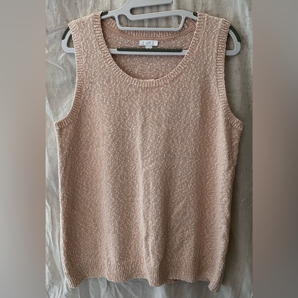 J. Jill Tops - J. Jill - Women's Marled Sweater Tank (M) NWT
